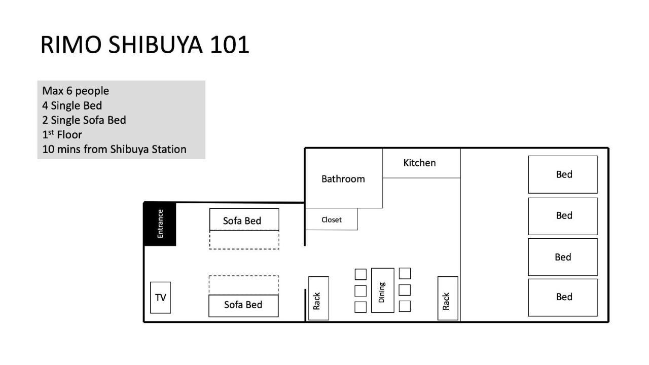 Rimo Shibuya 101 Apartment Tokyo Bagian luar foto